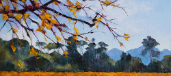 Autumn Vines - Oude Libertas, Stellenbosch | 2018 | Oil on Canvas | 40 x 54 cm